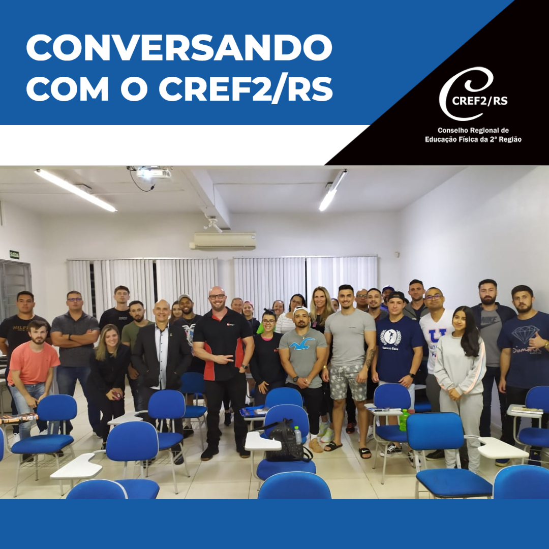 Conversando com o CREF2/RS reúne 30 profissionais e estudantes em Ijuí