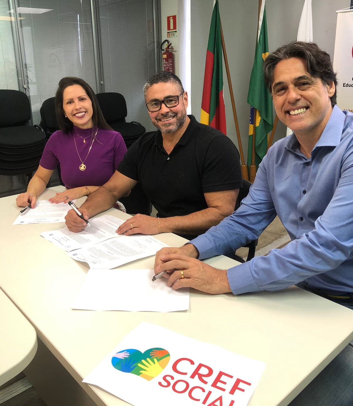 CREF2/RS e Secretaria Estadual do Esporte e Lazer assinam projeto CREF Social
