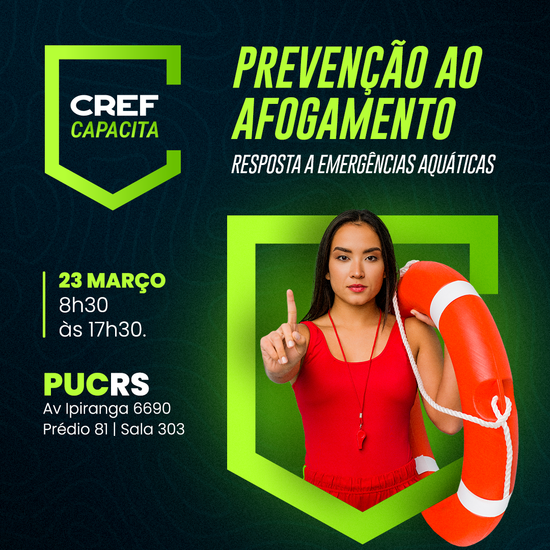 CREF Capacita promove mais um curso sobre emergências aquáticas em Porto Alegre