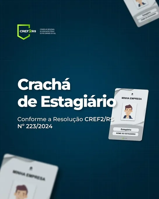 CREF2/RS cria norma para identificação de estagiários em estabelecimentos registrados