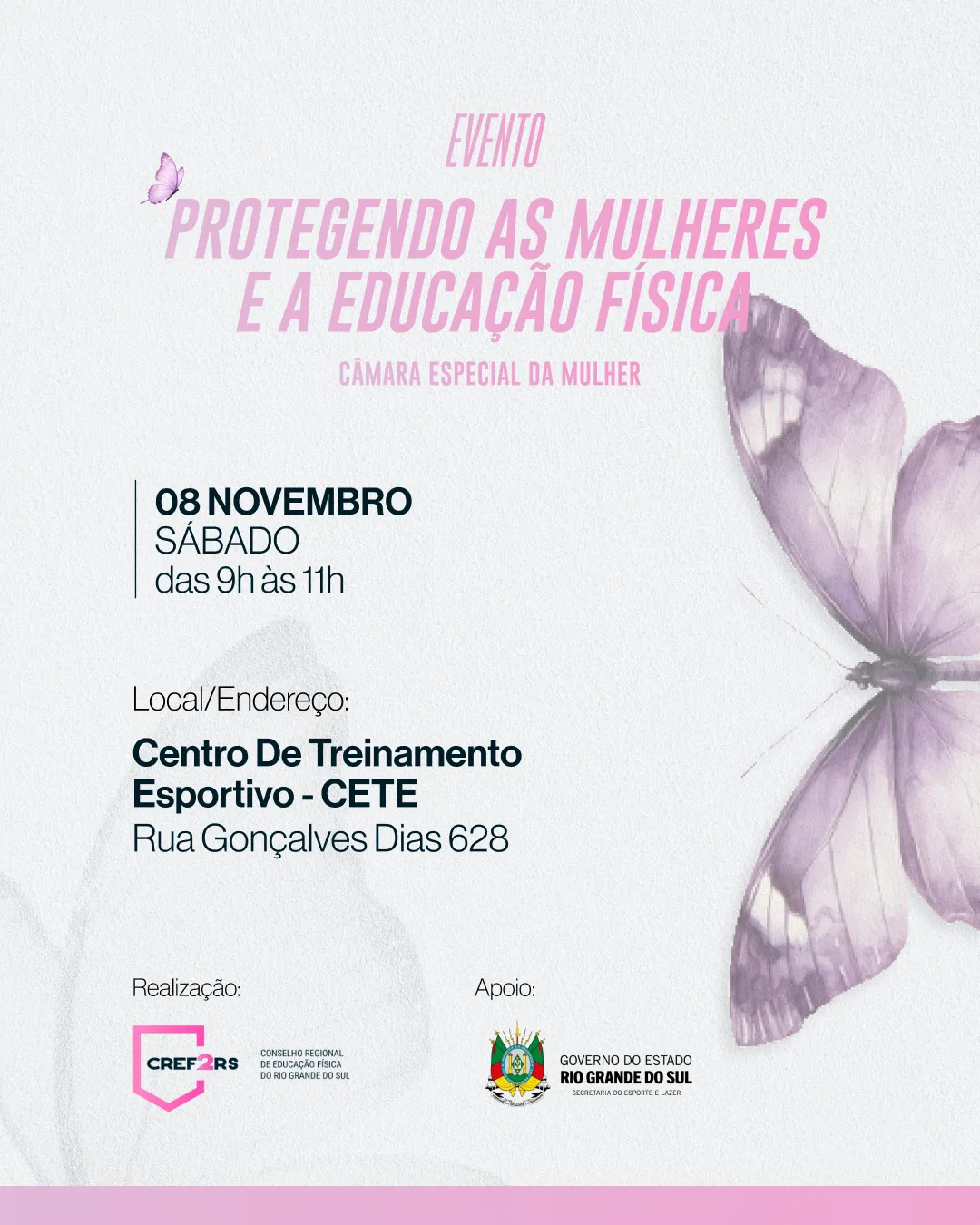 Evento “Protegendo as Mulheres e a Educação Física” ocorre no CETE