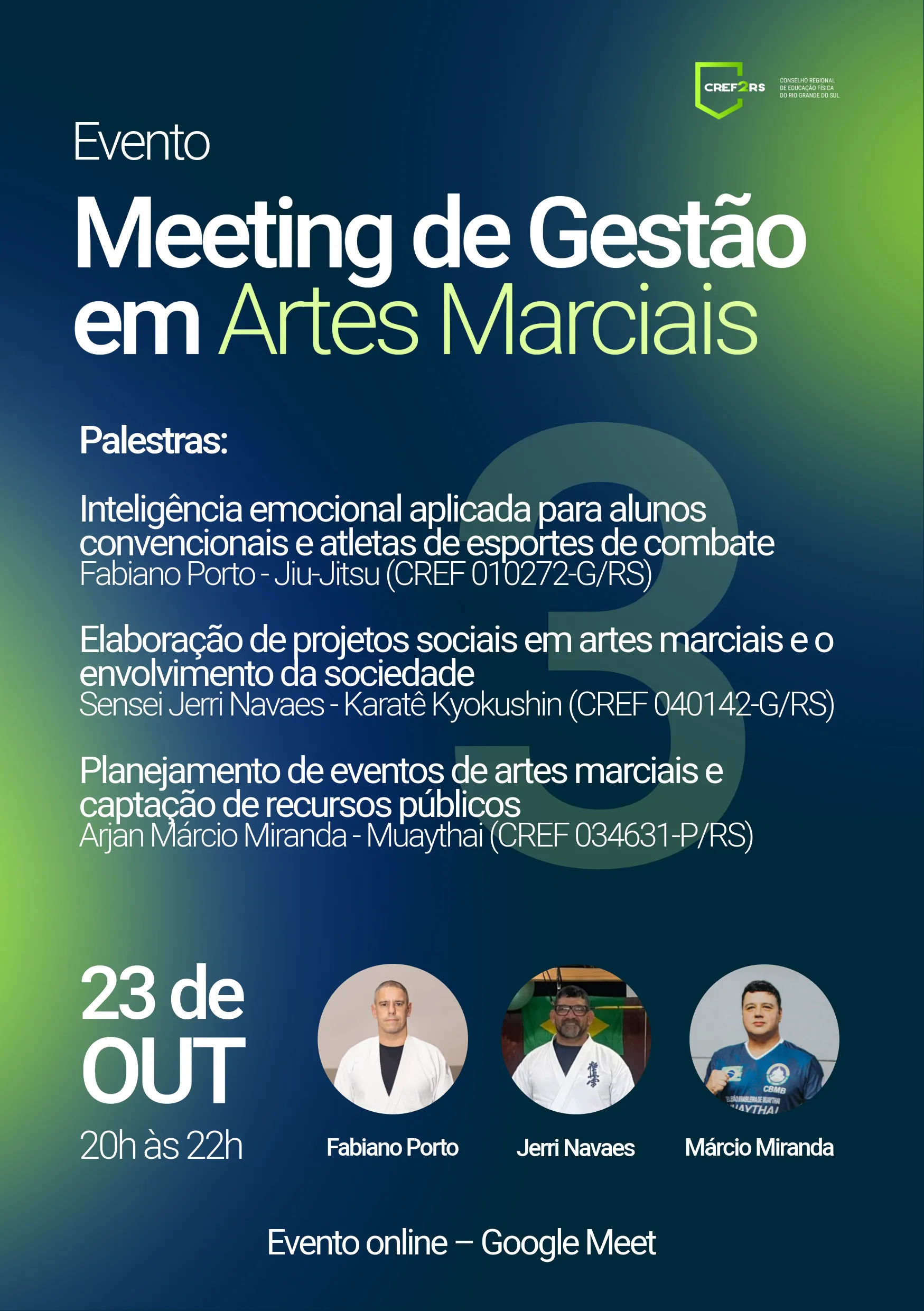 CREF2/RS realiza Meeting em Artes Marciais